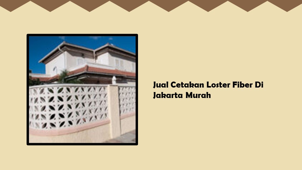 Jual Cetakan Loster Fiber Di Jakarta Murah