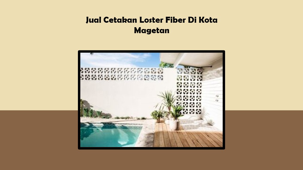 Jual Cetakan Loster Fiber Di Kota Magetan