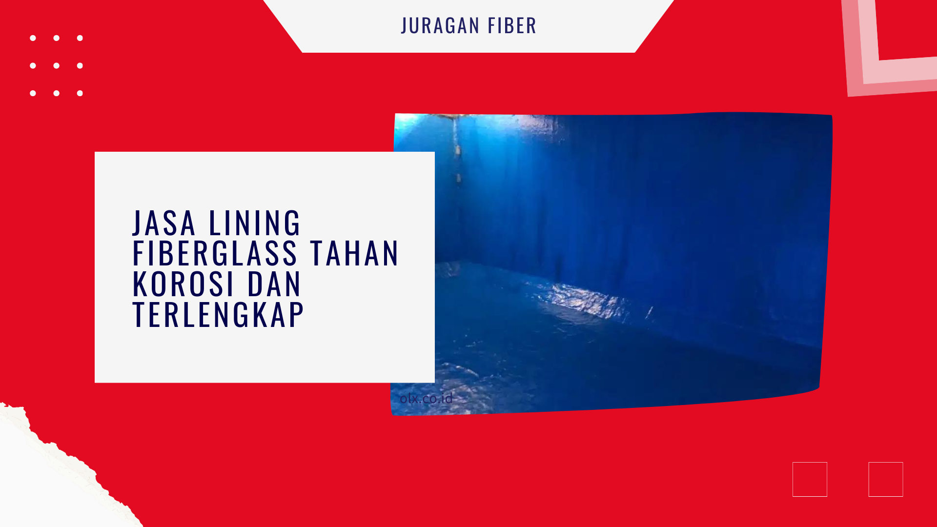 Jasa Lining Fiberglass Tahan Korosi dan Terlengkap
